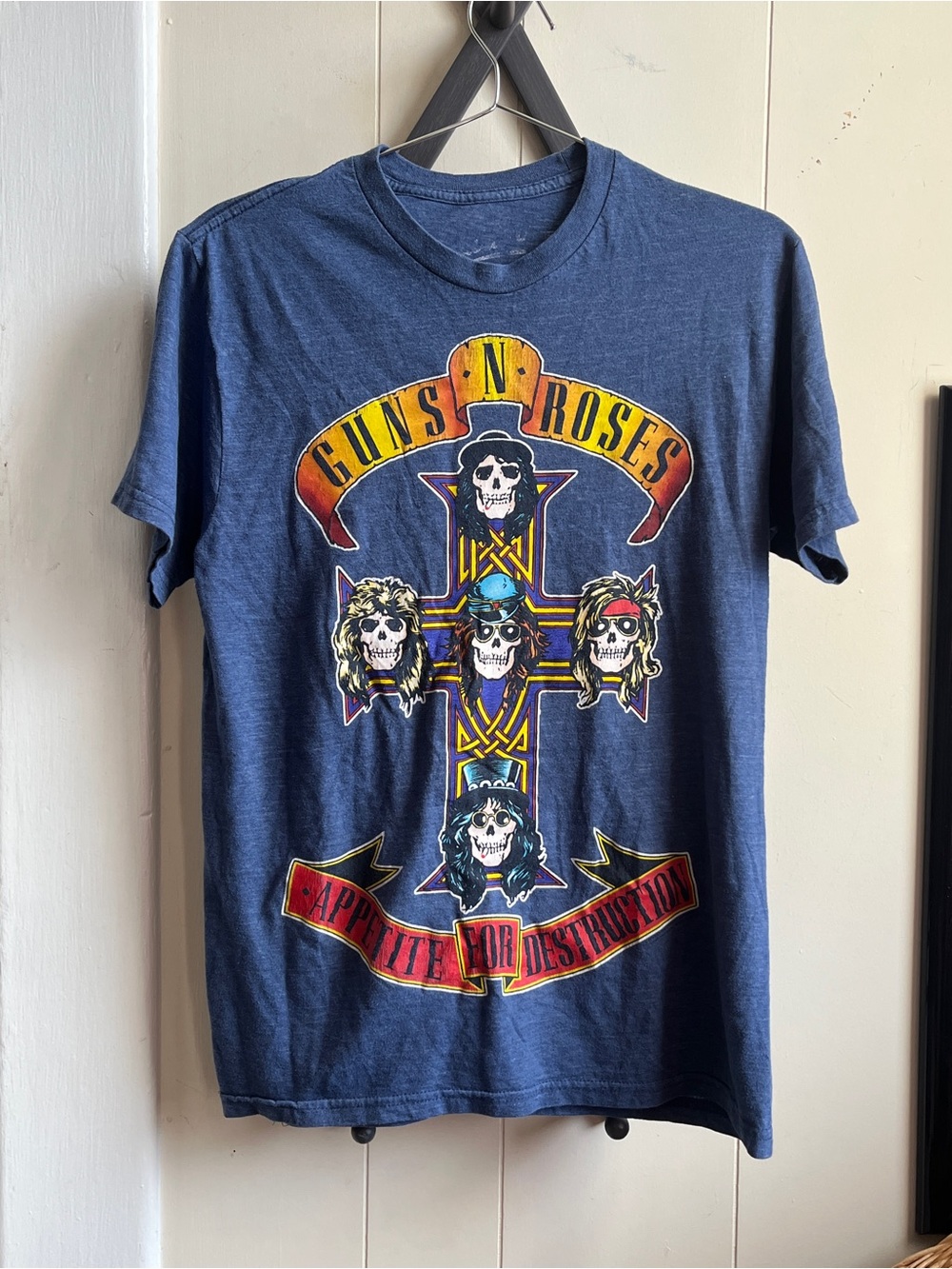 Guns N' Roses Navy "Appetite for Destruction" Graphic Tee